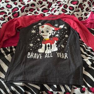 Jumping Beans Red and Black Long Sleeve Tee